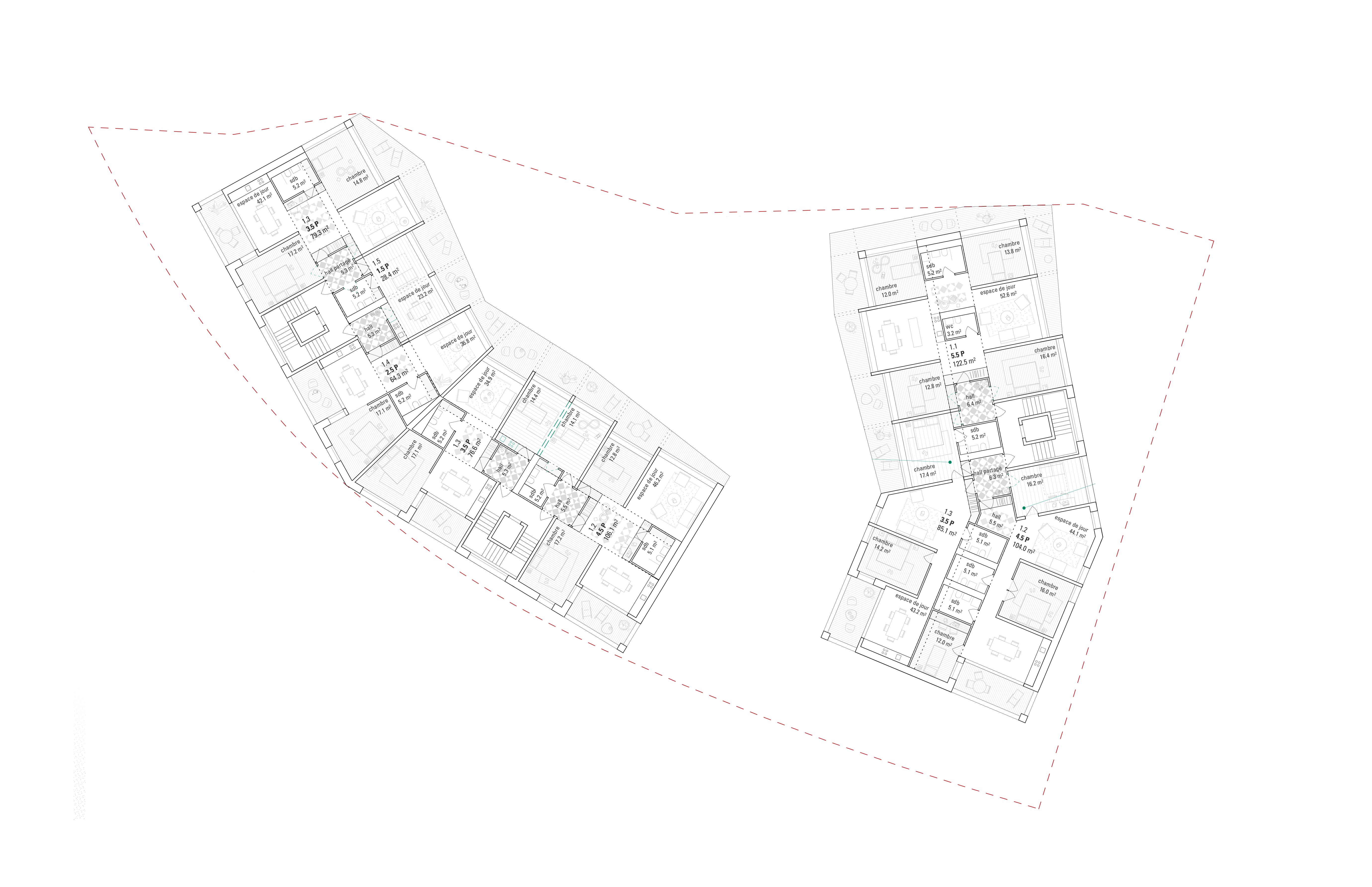 plan étage concours bourguillon